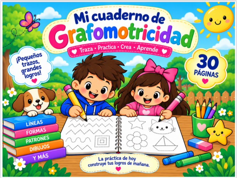 Bono: Mi Cuaderno de Grafomotricidad