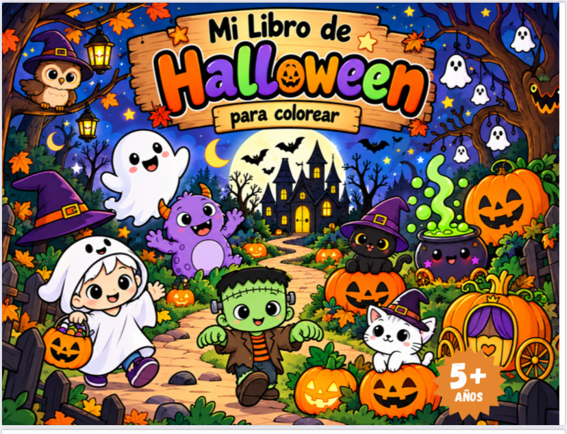 Libro principal: Mi Libro de Halloween para colorear